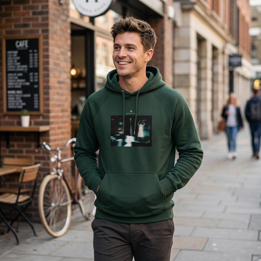 Abundance  Hoodie  "Vibe of Life"Bottle Green 1