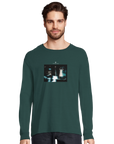 Abundance - "Vibe of Life" Long sleeve green empire XS 14