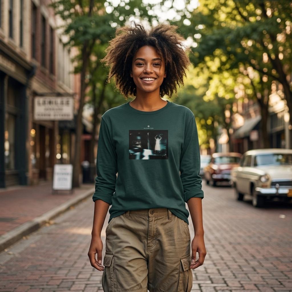 Abundance - "Vibe of Life" Long sleeve green empire XS 4