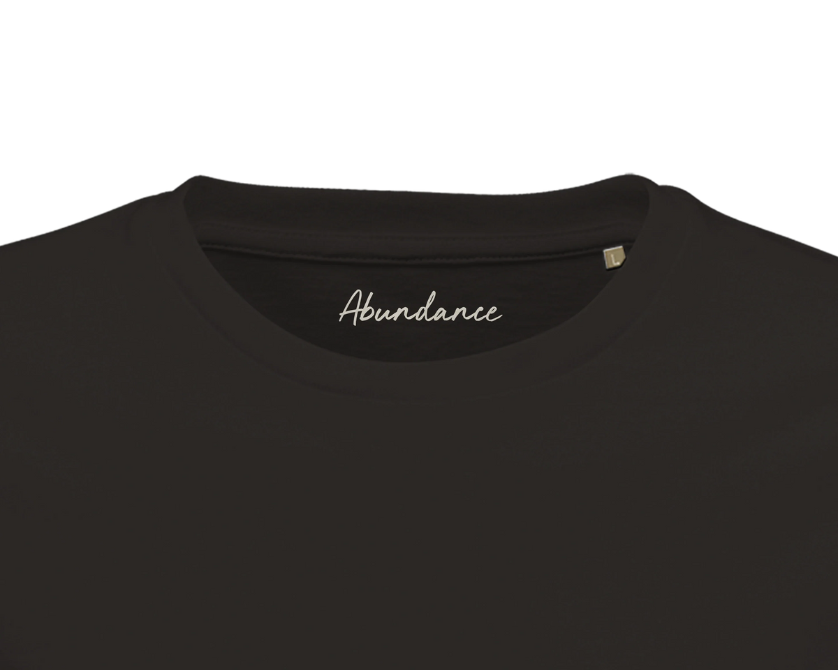 Abundance - "Vibe of Life" T-shirt Deep Black 2