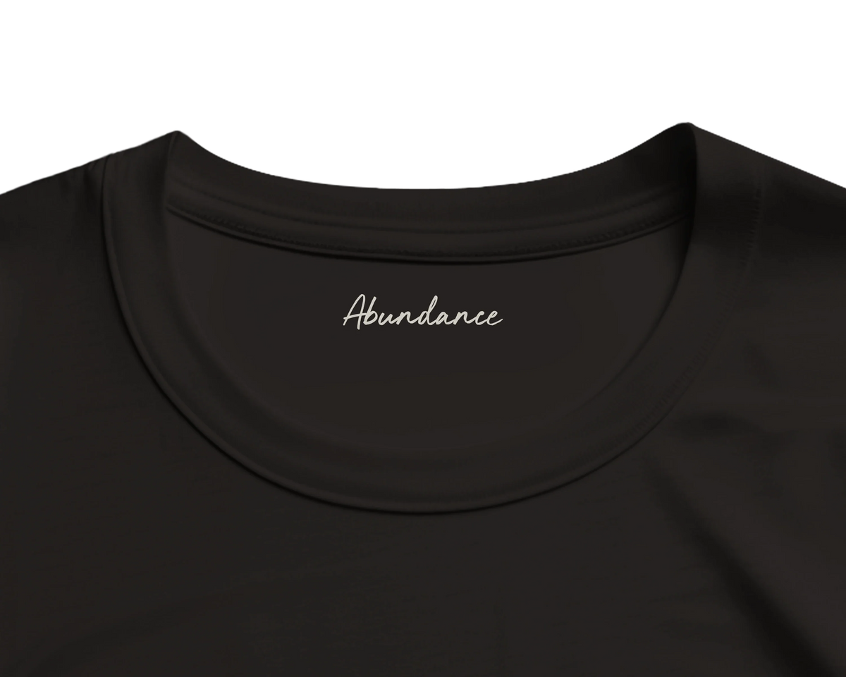 Abundance - "Vibe of Life" T-shirt Deep Black 2