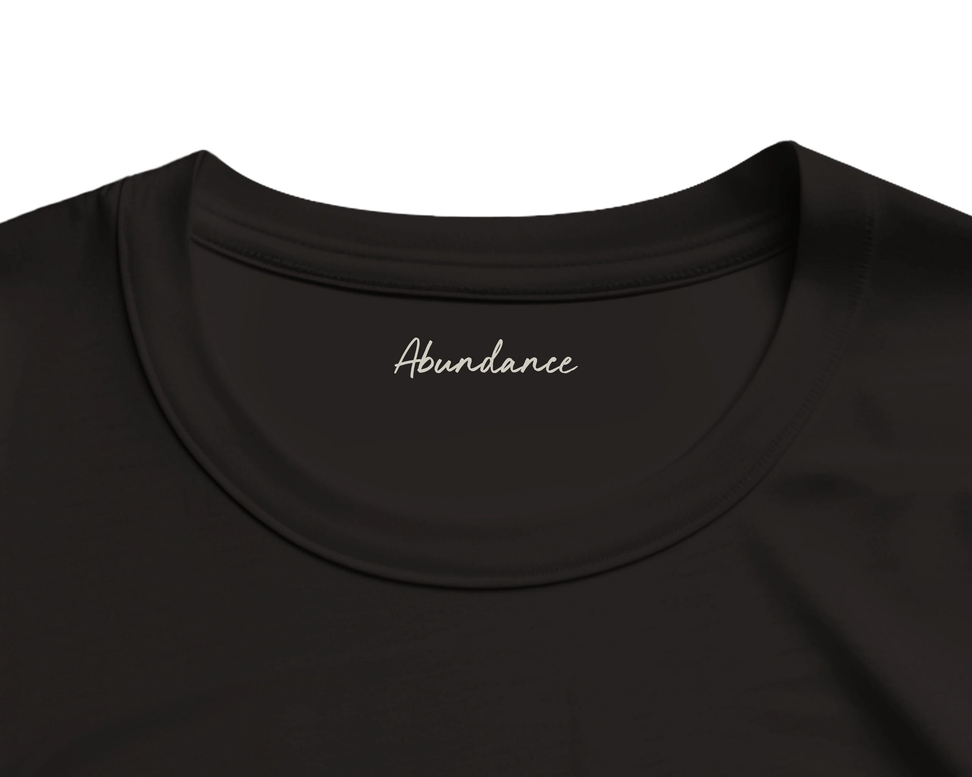 Abundance - "Vibe of Life" T-shirt Deep Black 2