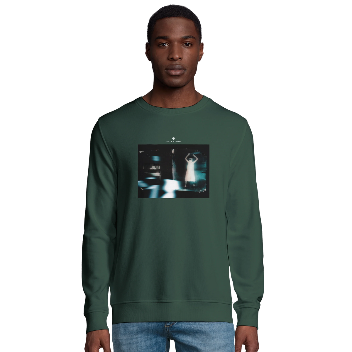 Abundance - "Vibe of Life" Sweatshirt Bottle Green 3