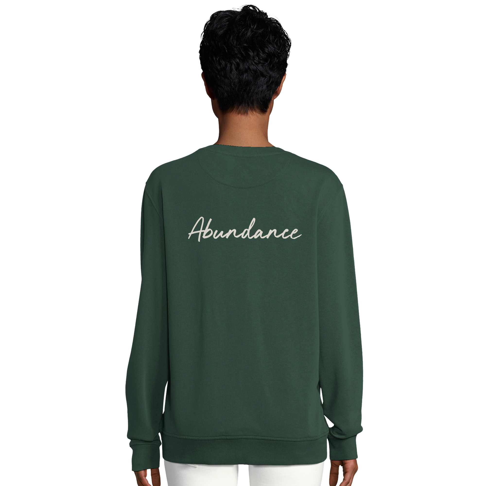 Abundance - "Vibe of Life" Sweatshirt Bottle Green 6