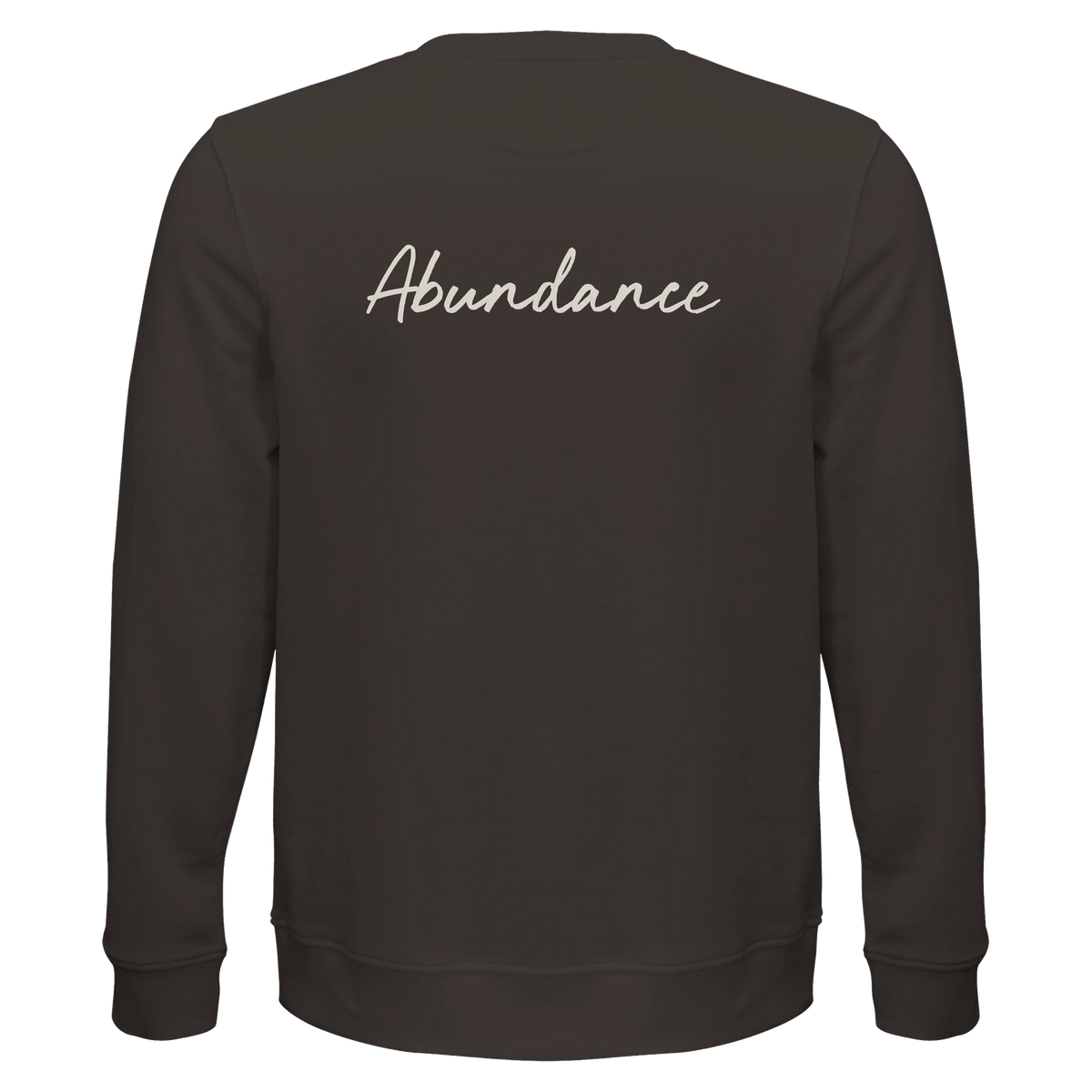 Abundance - "Vibe of Life" Sweatshirt deep charcoal grey 2