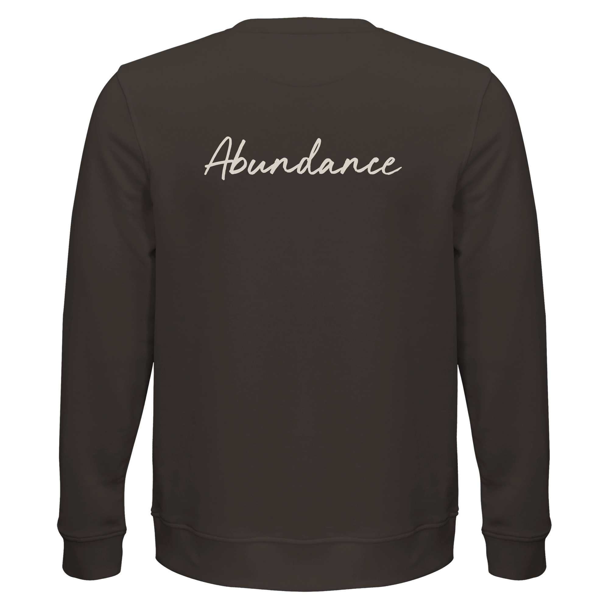 Abundance - "Vibe of Life" Sweatshirt deep charcoal grey 2