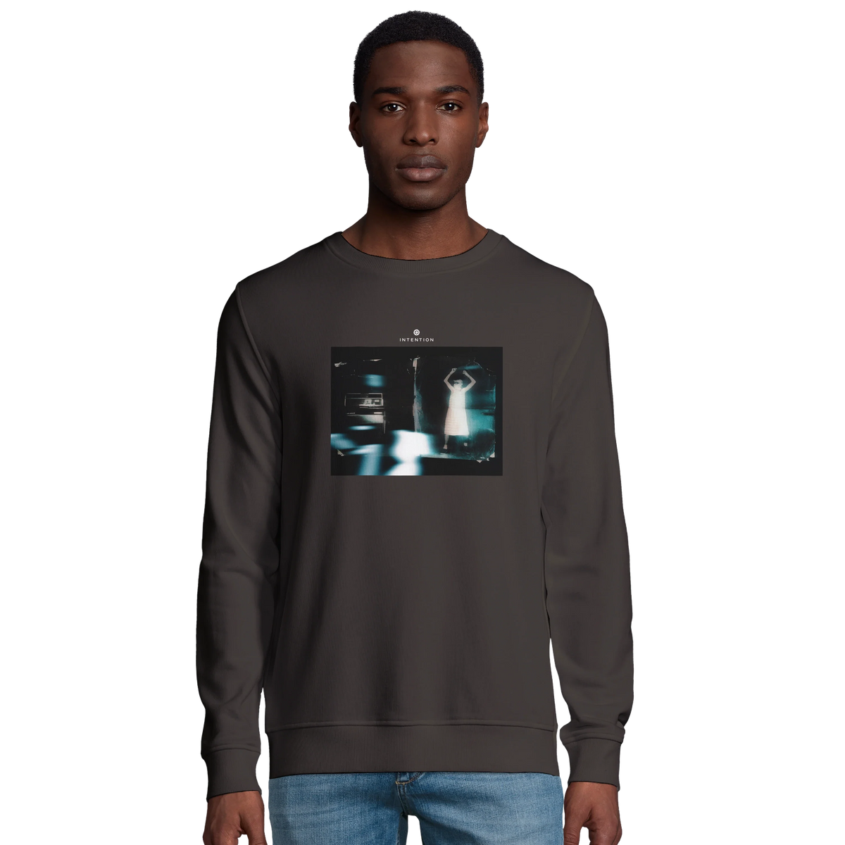 Abundance - "Vibe of Life" Sweatshirt deep charcoal grey 3