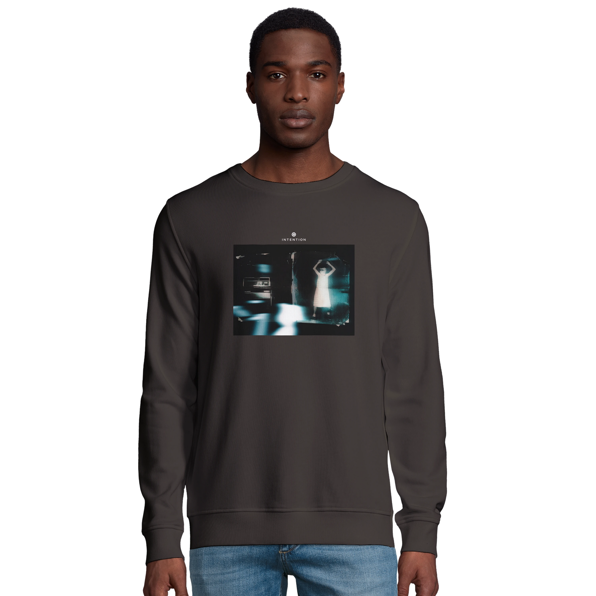 Abundance - "Vibe of Life" Sweatshirt deep charcoal grey 3