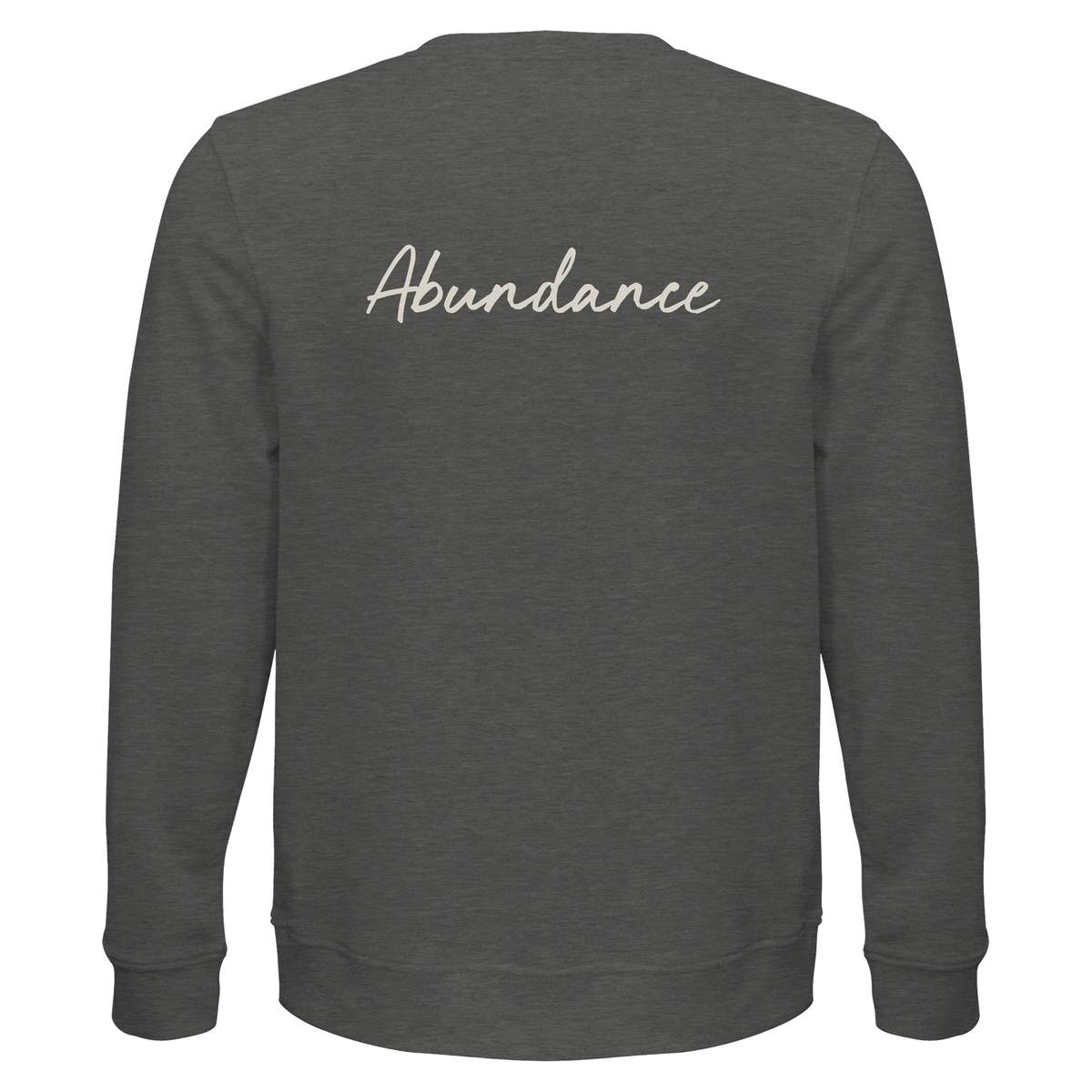 Abundance - "Vibe of Life" Sweatshirt Grey Melange 2