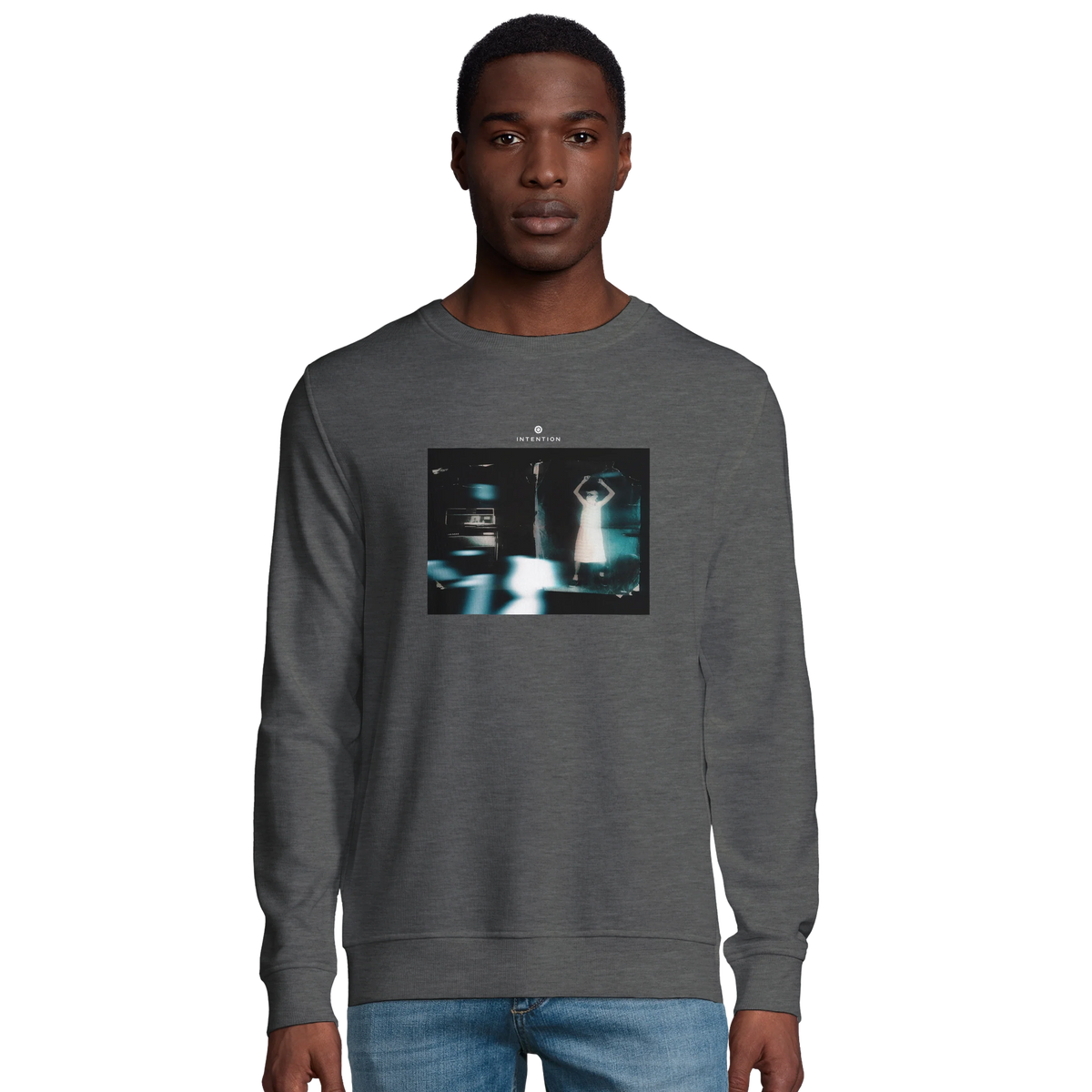 Abundance - "Vibe of Life" Sweatshirt Grey Melange 3