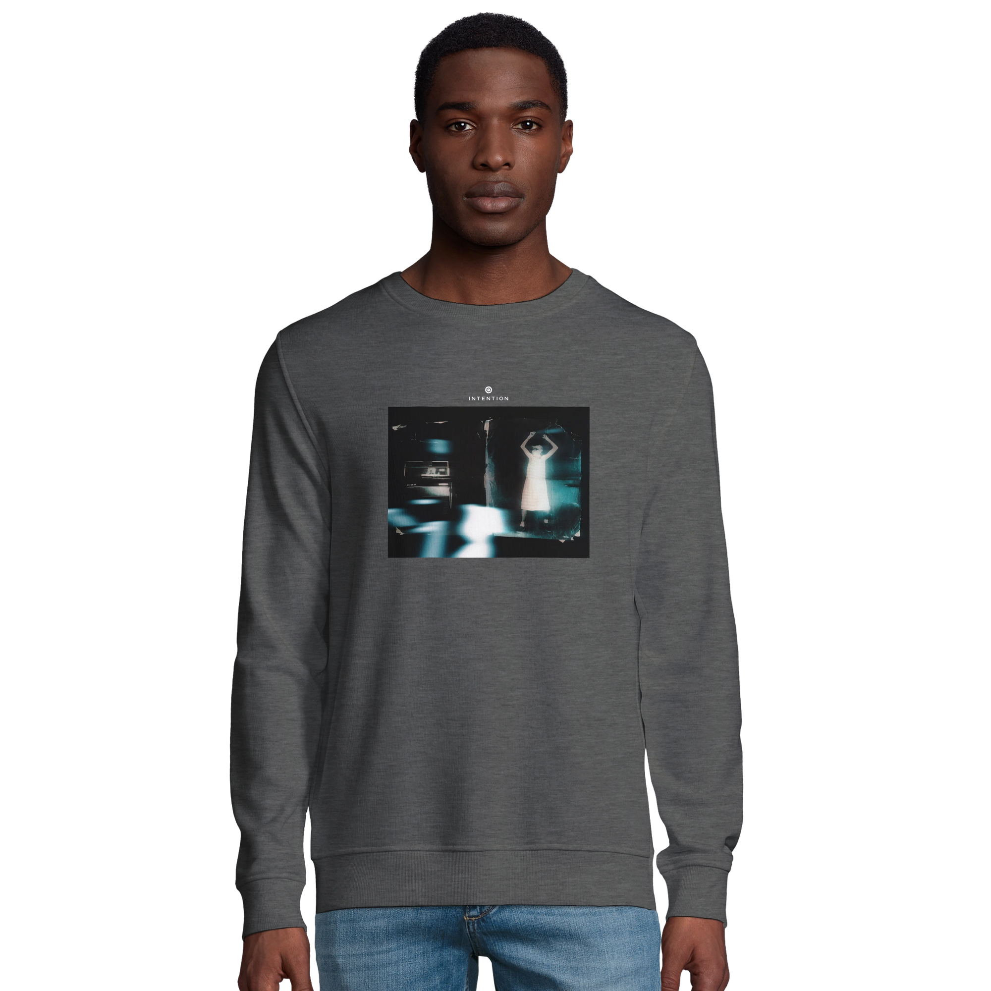Abundance - "Vibe of Life" Sweatshirt Grey Melange 3