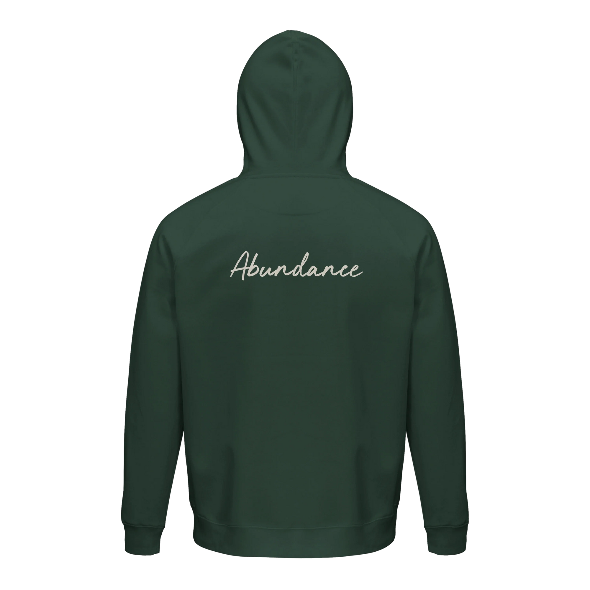 Abundance - "Vibe of Life" Hoodie Bottle Green 2