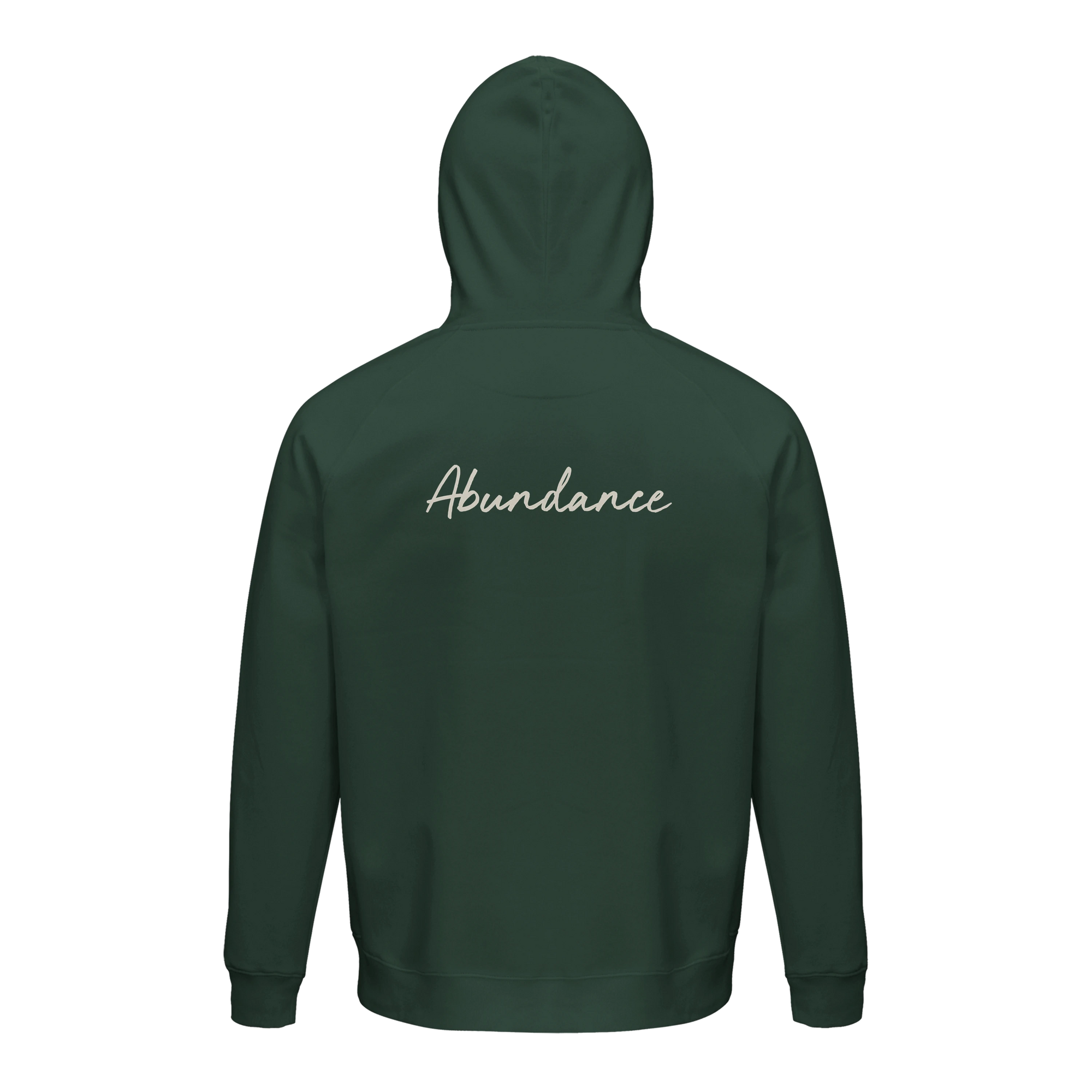 Abundance - "Vibe of Life" Hoodie Bottle Green 2