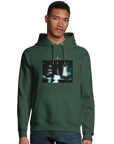 Abundance - "Vibe of Life" Hoodie Bottle Green 3