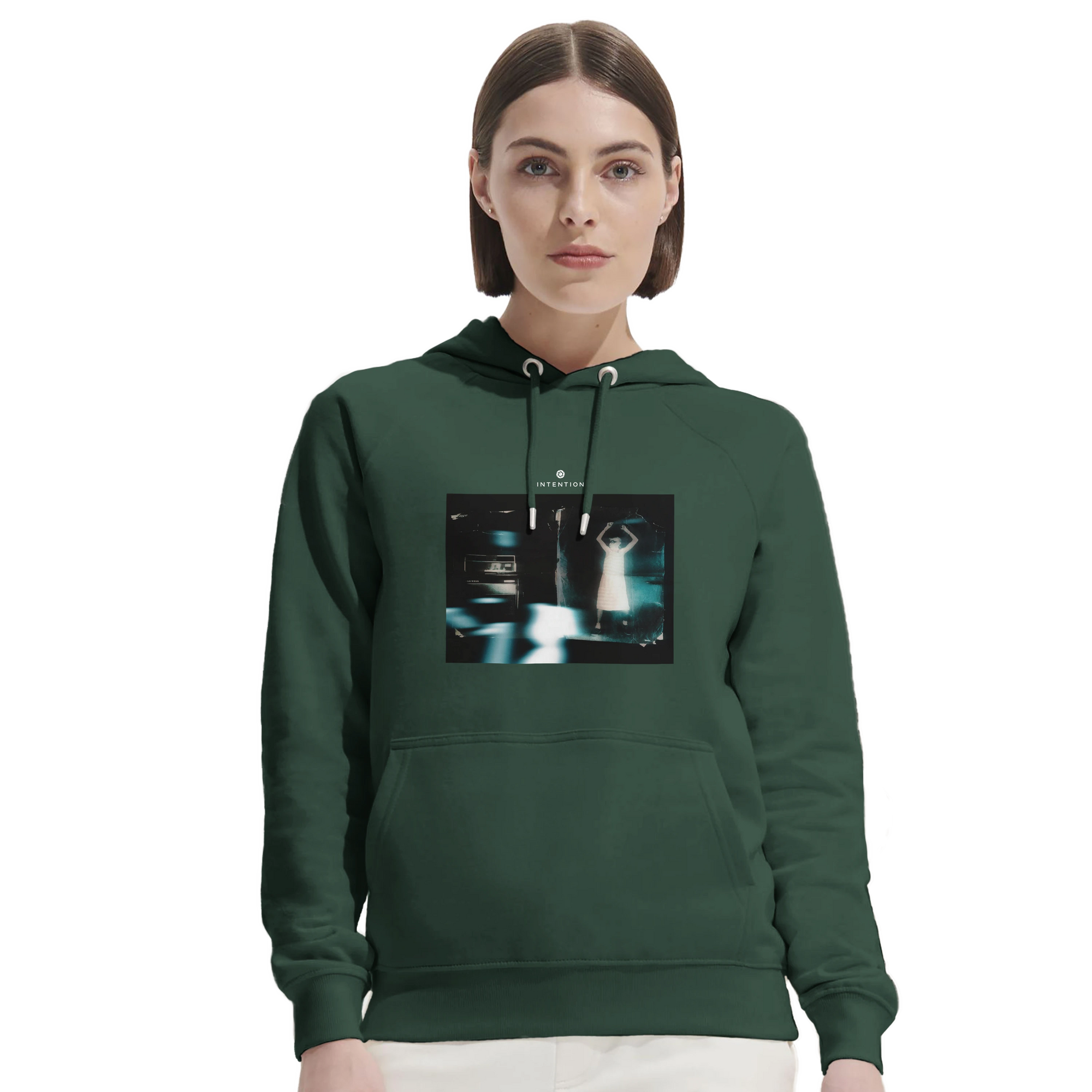 Abundance - "Vibe of Life" Hoodie Bottle Green 5