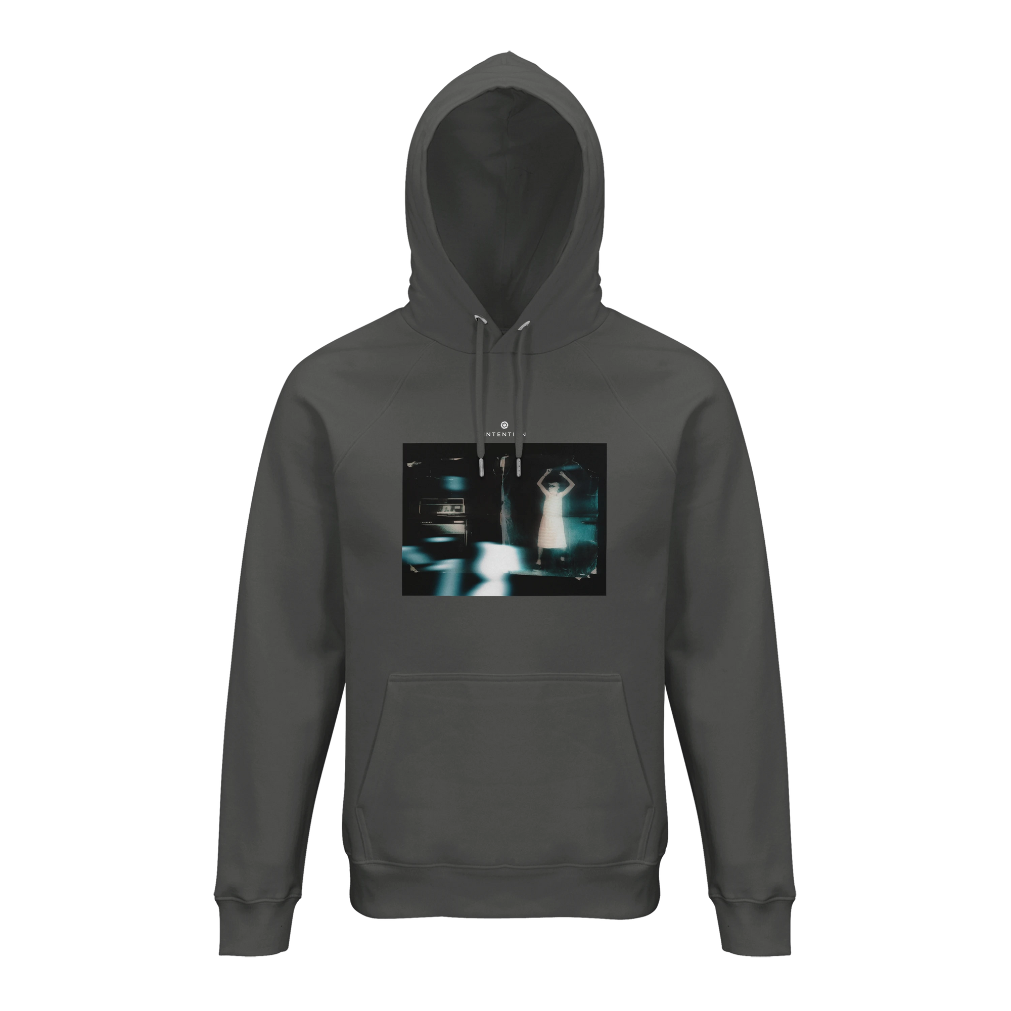 Abundance - "Vibe of Life" Hoodie charcoal melange 1