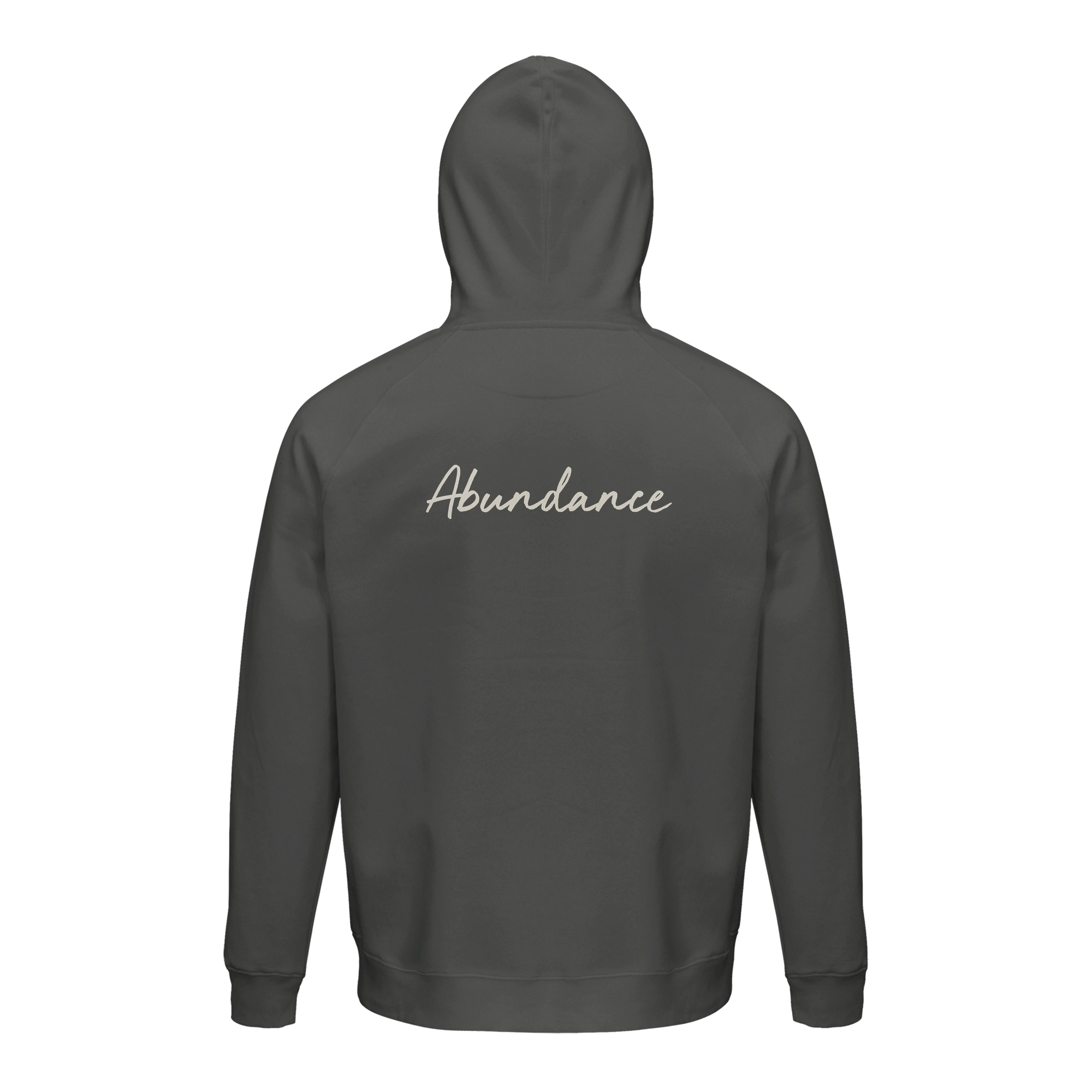 Abundance - "Vibe of Life" Hoodie charcoal melange 2