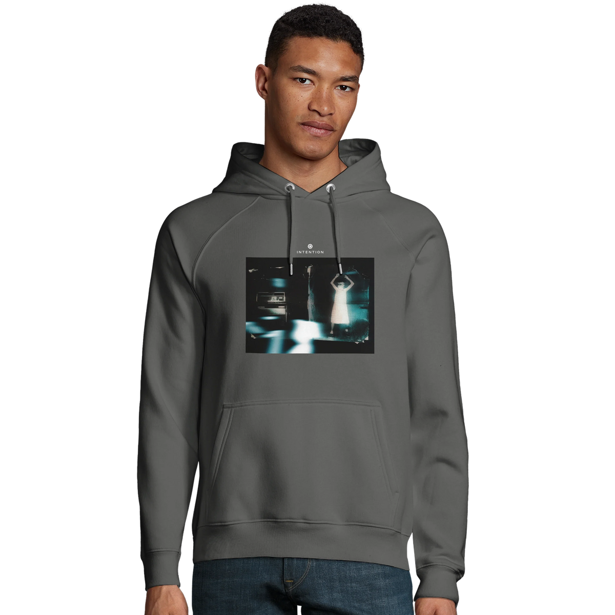 Abundance - "Vibe of Life" Hoodie charcoal melange 3