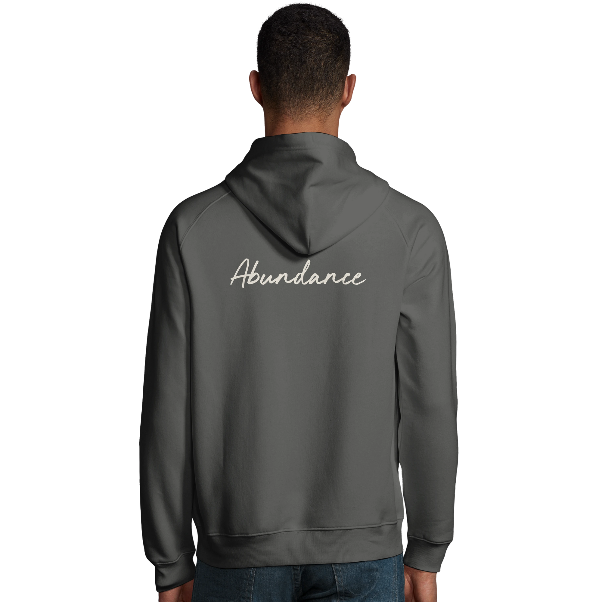 Abundance - "Vibe of Life" Hoodie charcoal melange 4