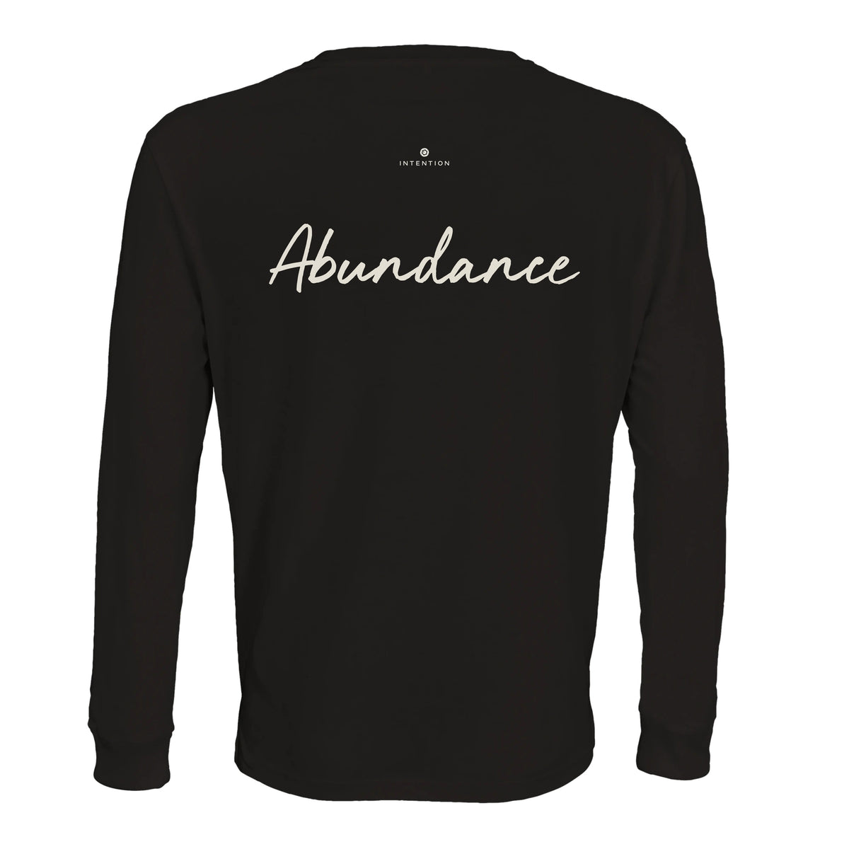 Abundance - "Vibe of Life" Long sleeve Deep Black 2