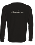 Abundance - "Vibe of Life" Long sleeve Deep Black 2