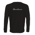 Abundance - "Vibe of Life" Long sleeve Deep Black 2