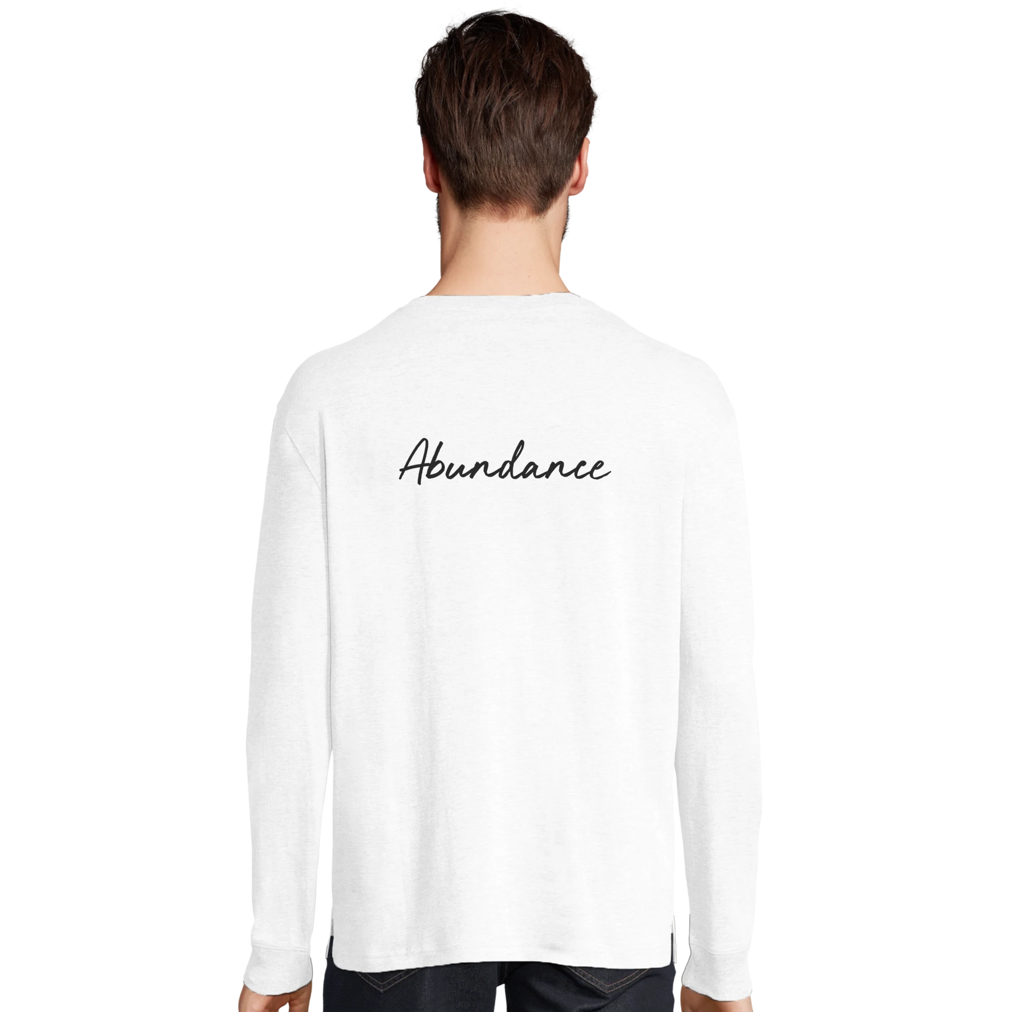 Abundance - "Vibe of Life" Long sleeve White 4