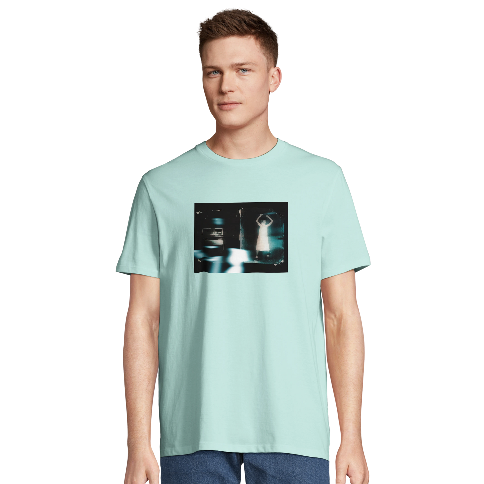 Abundance - "Vibe of Life" T-shirt arctic blue 3