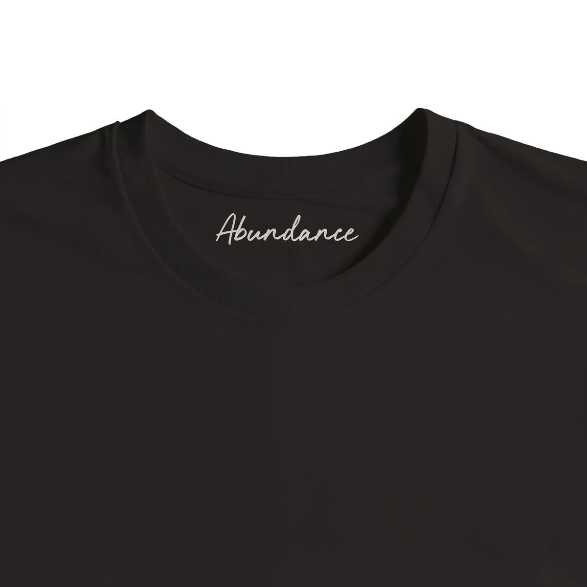 Abundance - "Vibe of Life" T-shirt Deep Black 2