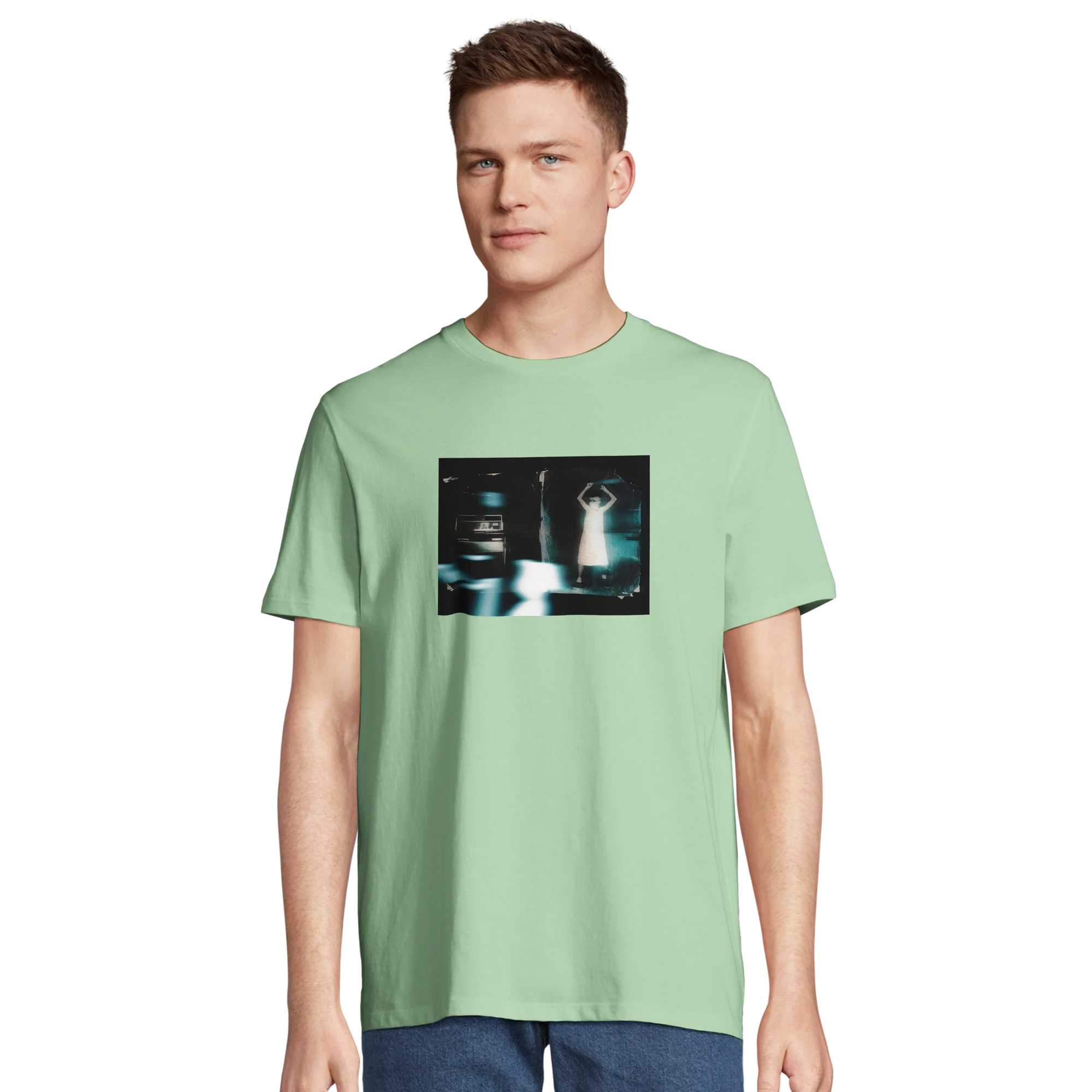Abundance - "Vibe of Life" T-shirt frozen green 3