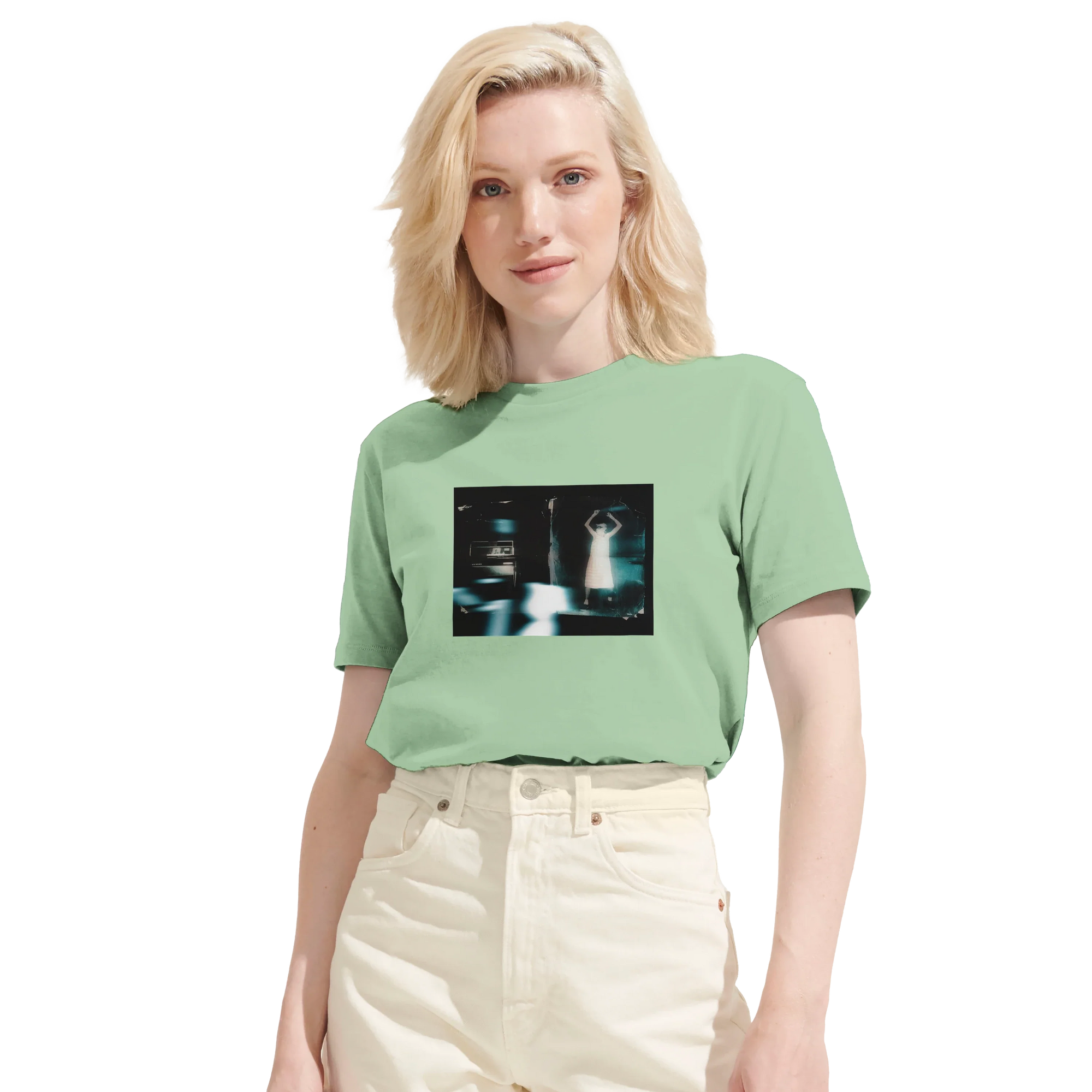 Abundance - "Vibe of Life" T-shirt frozen green 5