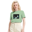 Abundance - "Vibe of Life" T-shirt frozen green 5
