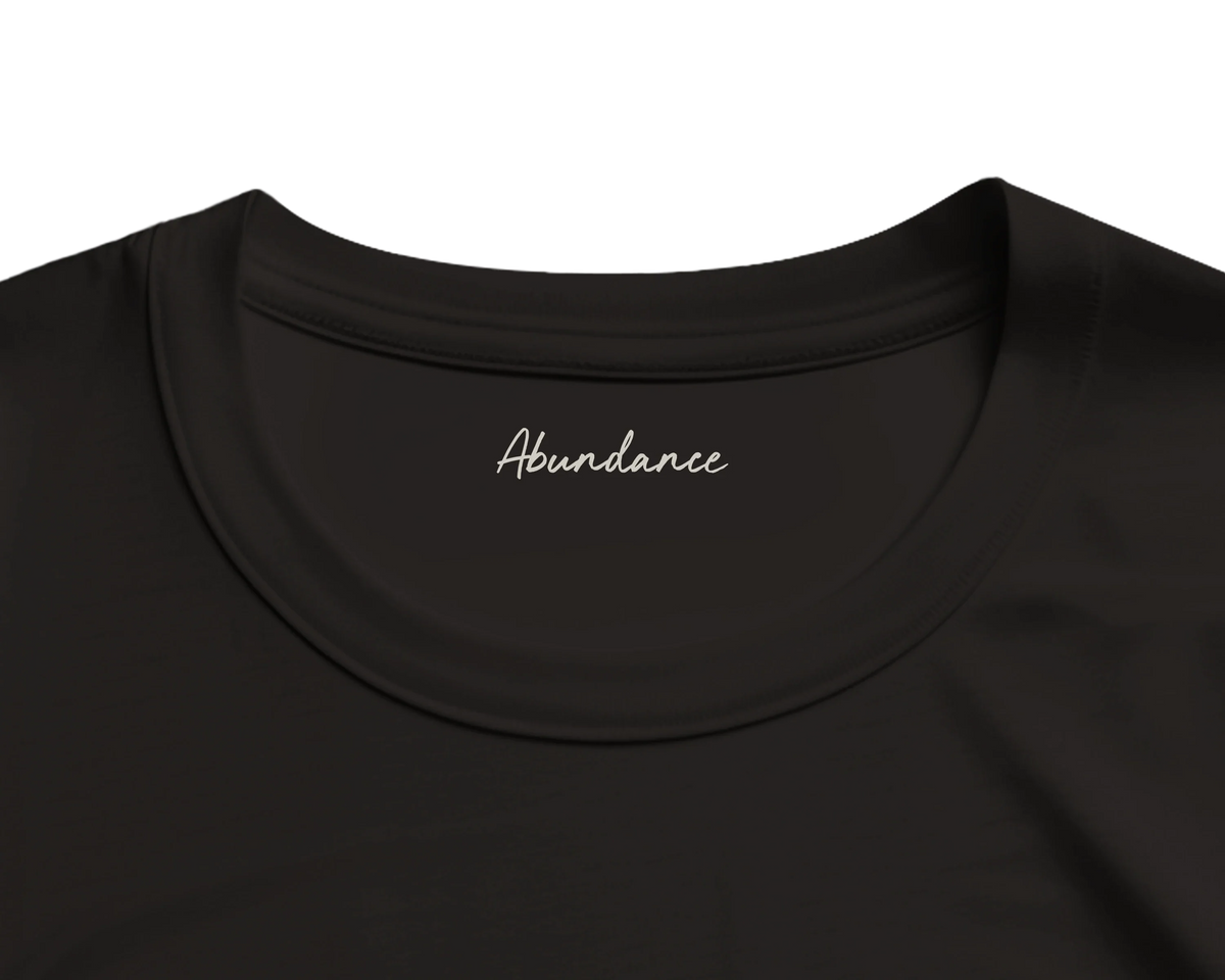 Abundance - "Vibe of Life" T-shirt Deep Black 2