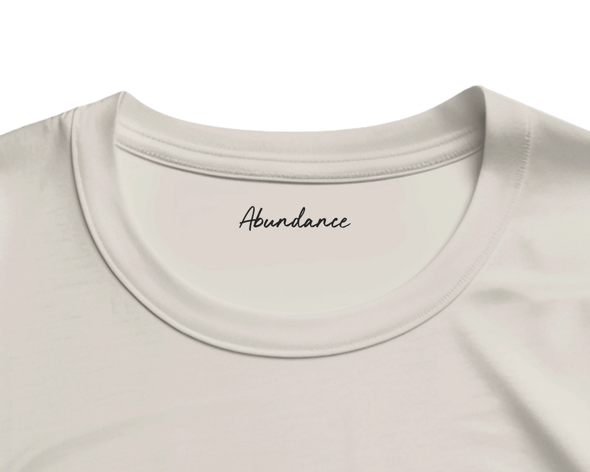Abundance - "Vibe of Life" T-shirt Off White 2