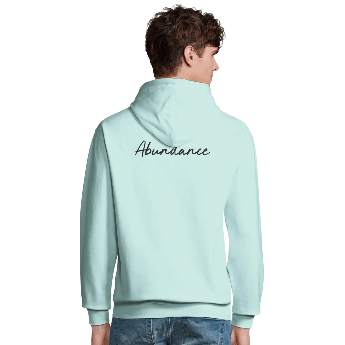 Abundance - "Vibe of Life" Hoodie arctic blue 4