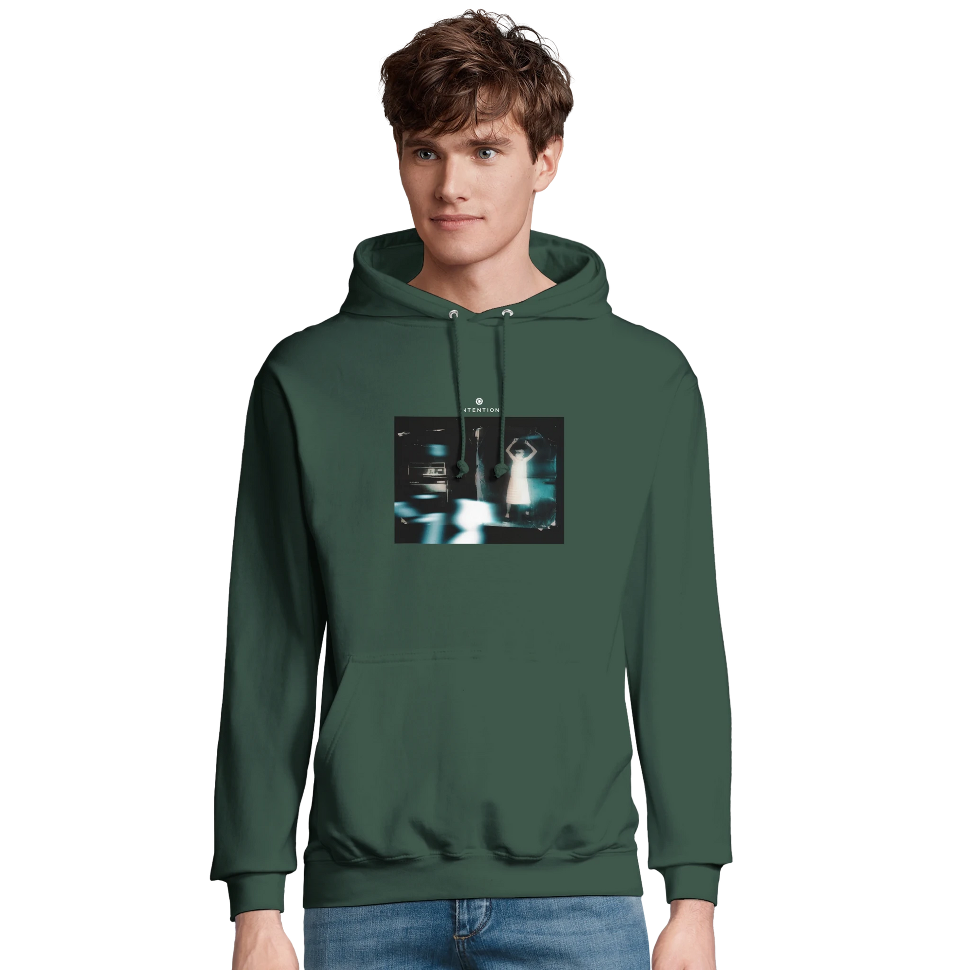 Abundance - "Vibe of Life" Hoodie Bottle Green 3