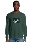 Abundance - "Vibe of Life" Sweatshirt Bottle Green XS 18