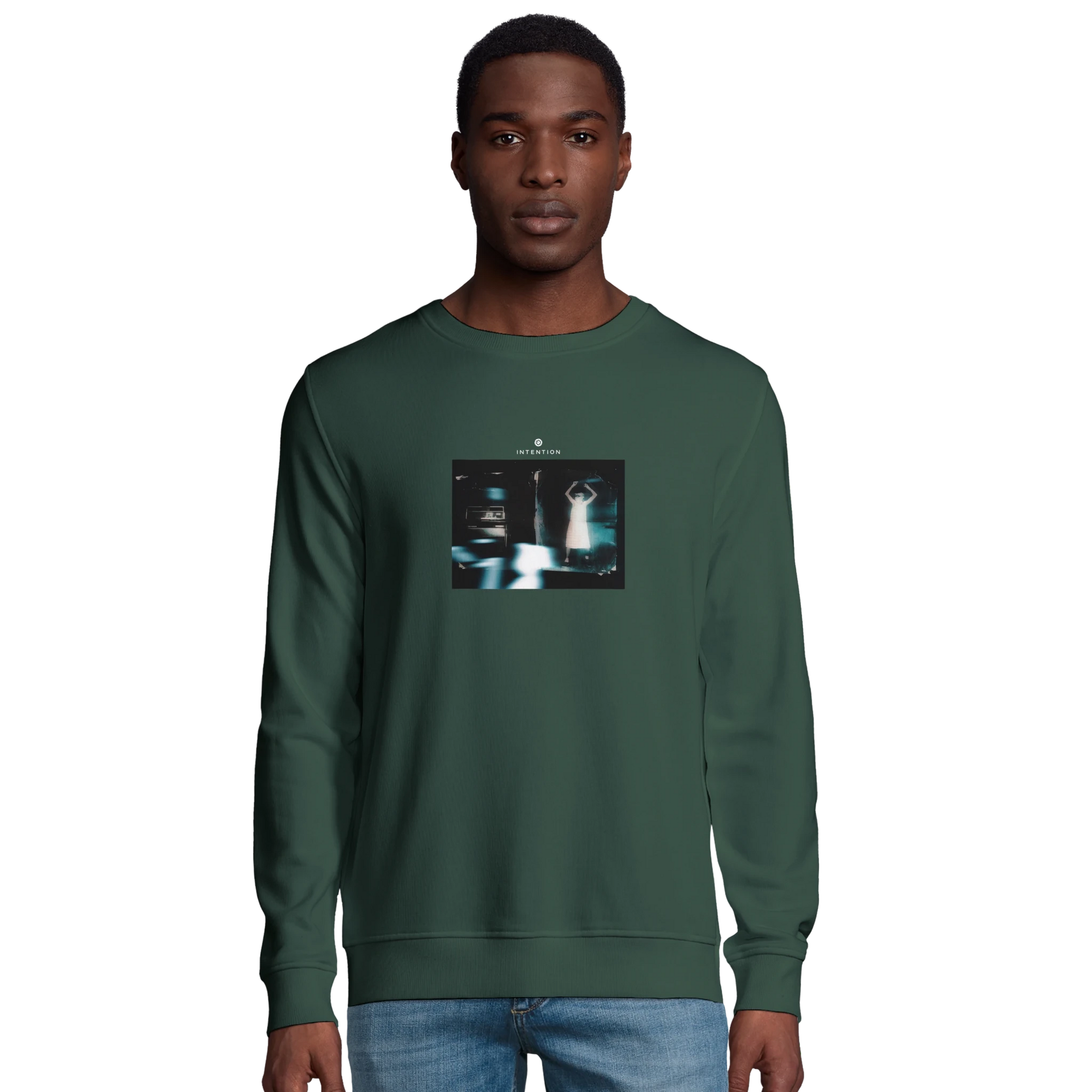 Abundance - "Vibe of Life" Sweatshirt Bottle Green XS 18