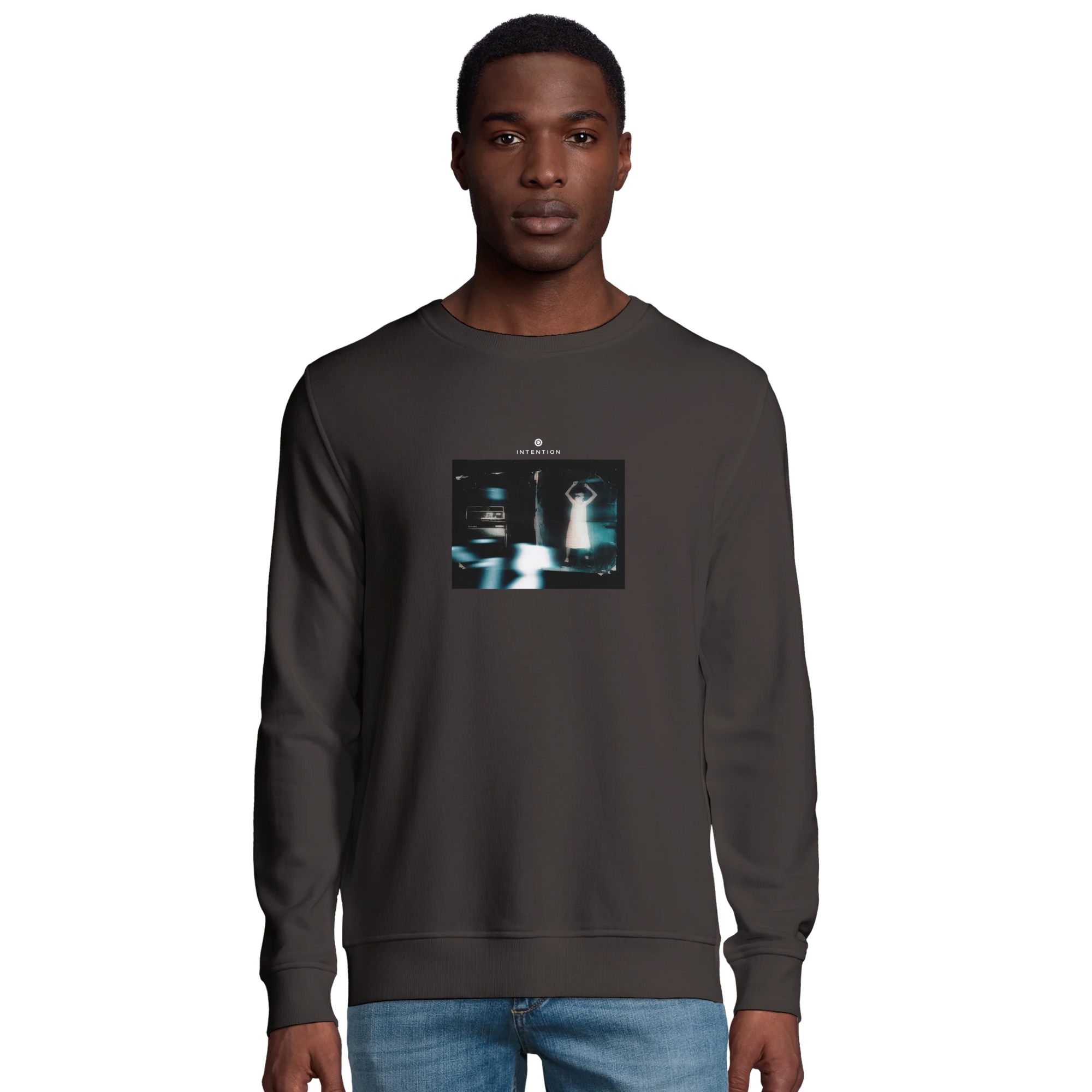 Abundance - "Vibe of Life" Sweatshirt deep charcoal grey XS 30