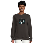 Abundance - "Vibe of Life" Sweatshirt deep charcoal grey XS 5