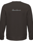 Abundance - "Vibe of Life" Sweatshirt deep charcoal grey XS 29