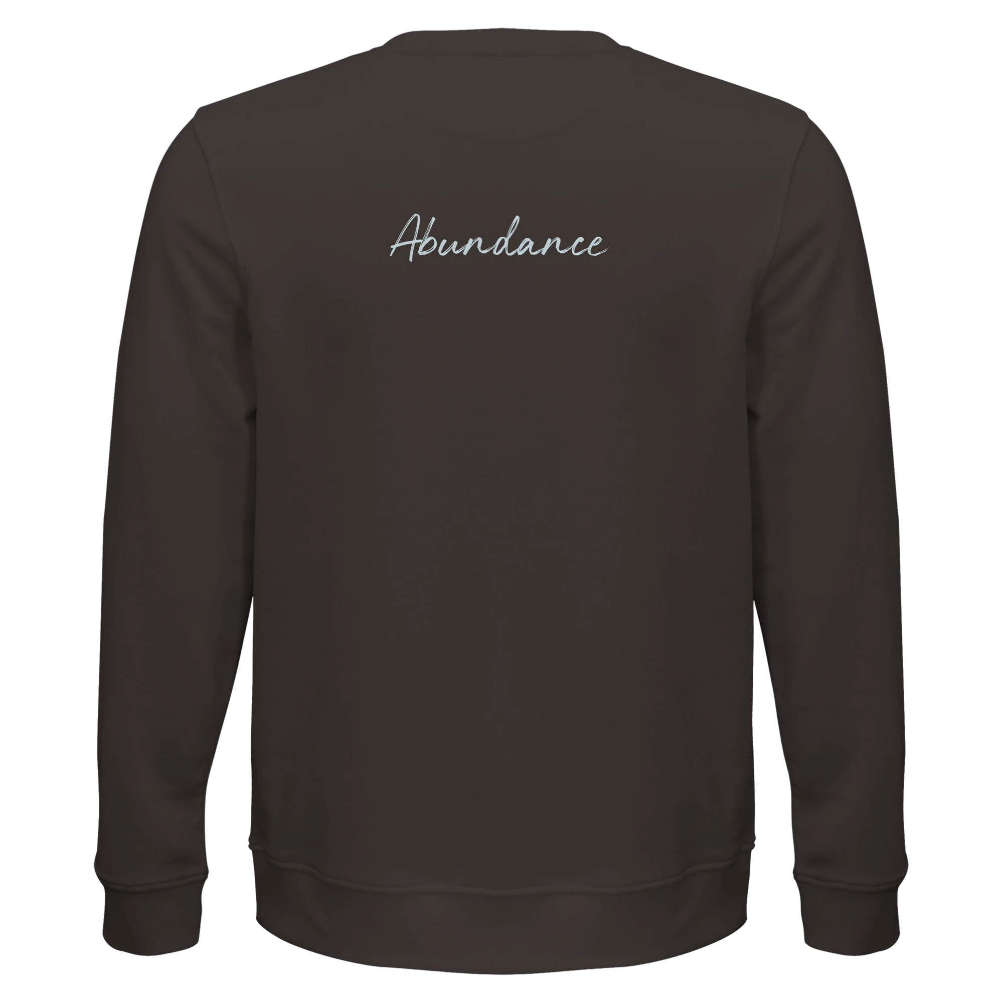 Abundance - "Vibe of Life" Sweatshirt deep charcoal grey XS 29