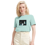 Abundance - "Vibe of Life" T-shirt arctic blue XS 6