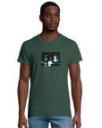 Abundance - "Vibe of Life" T-shirt Bottle Green XS 37