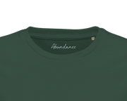 Abundance - "Vibe of Life" T-shirt Bottle Green XS 2