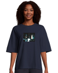 Abundance - "Vibe of Life" T-shirt French Navy XS 32