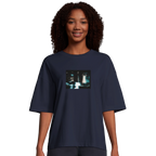 Abundance - "Vibe of Life" T-shirt French Navy XS 4