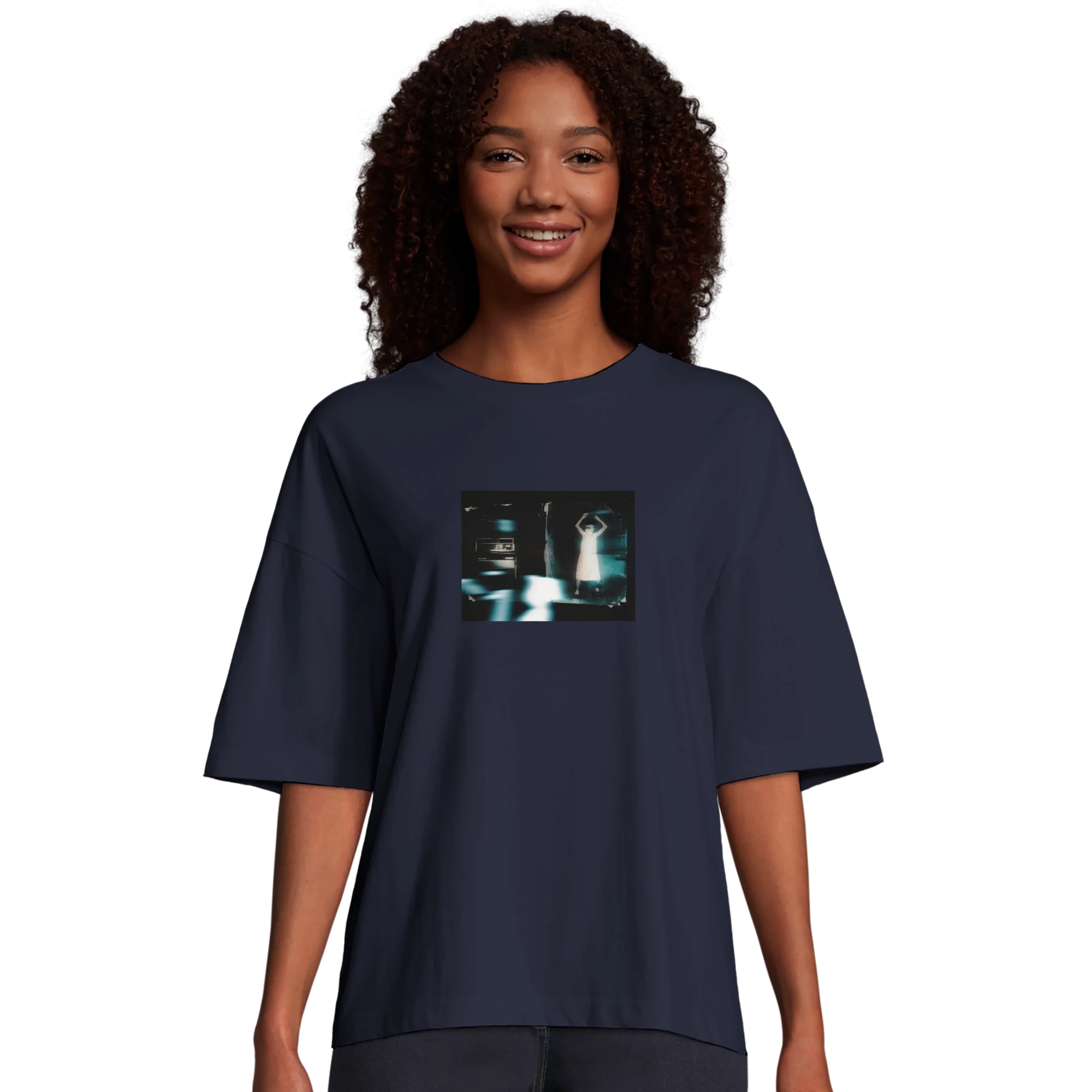 Abundance - "Vibe of Life" T-shirt French Navy XS 32