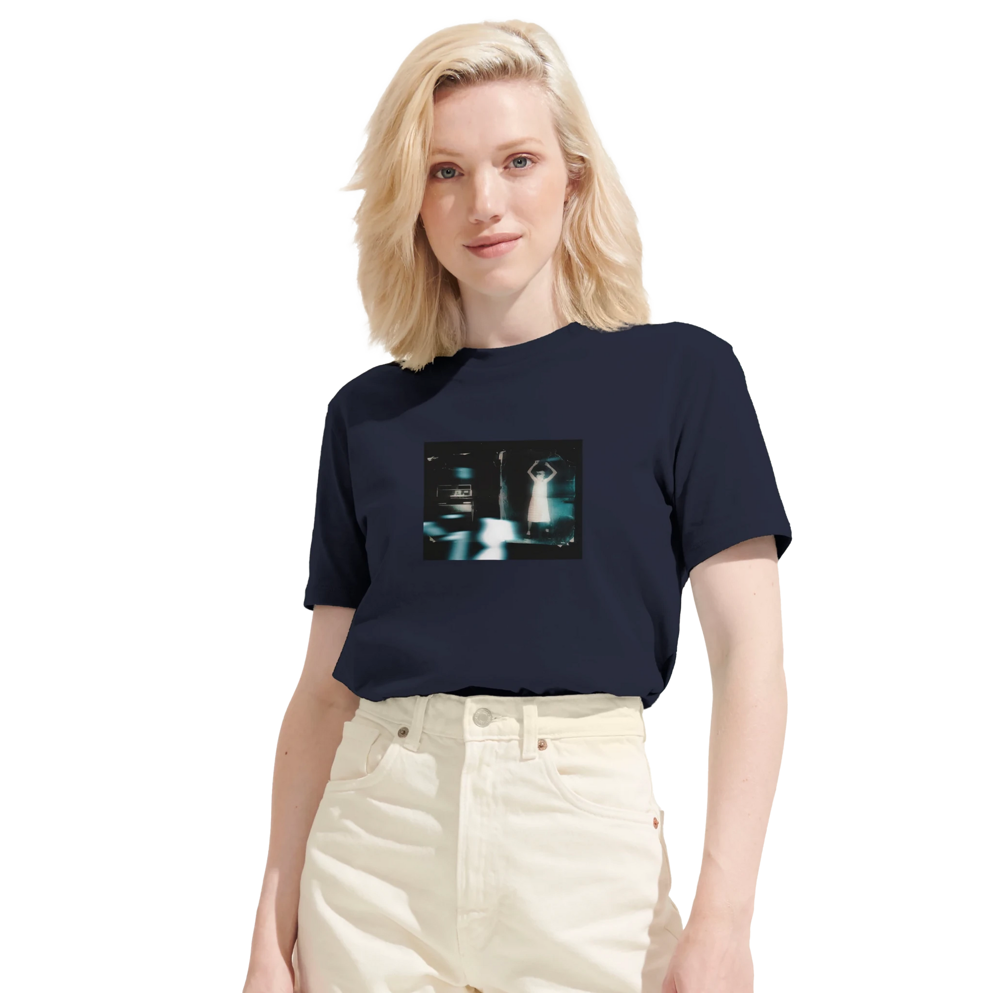 Abundance - "Vibe of Life" T-shirt French Navy XS 75