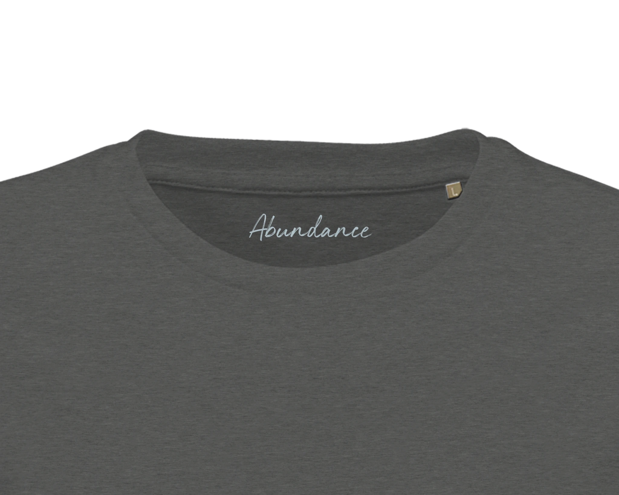 Abundance - "Vibe of Life" T-shirt Grey Melange XS 47